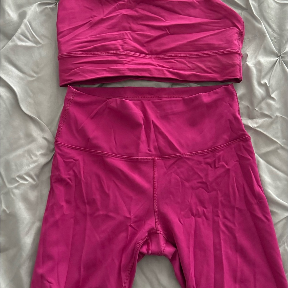 Ripened Raspberry Sports Bra and Shorts Set